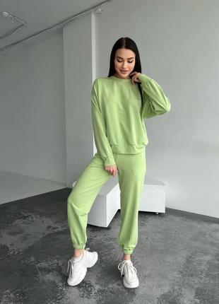 Костюм спортивный двунитка цвета3 фото