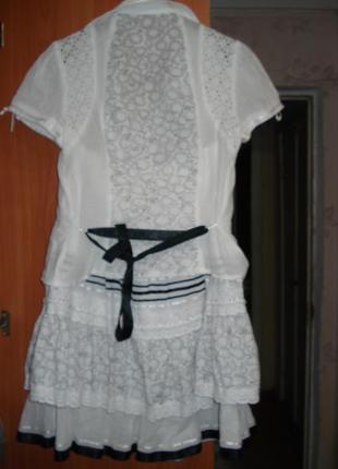 Шикарный дорогой брендовый костюм юбка и блуза, блузка lesya р.8-102 фото