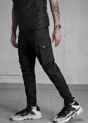 Штани карго without volt gradient black