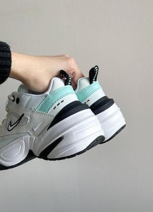 Женские кроссовки nike m2k tekno white mint 36-37-39-408 фото