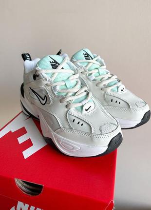 Женские кроссовки nike m2k tekno white mint 36-37-39-404 фото