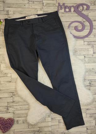 Чоловічі штани burton menswear london темно-сині розмір 34