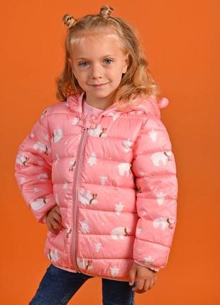 Куртка детская демисезонная для девочки 2-7лет5 фото