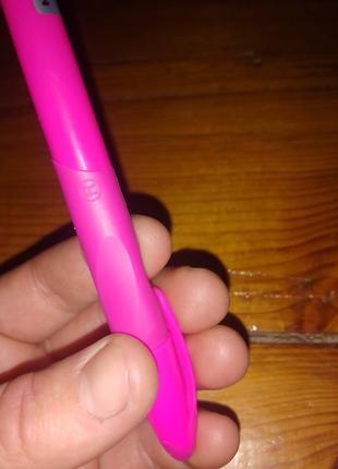 Ручка масляна-тренажер для правші. hiper ho-251r. 0.7мм. колір синій2 фото