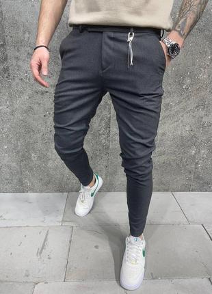 Чоловічі завужені брюки skinny fit2 фото