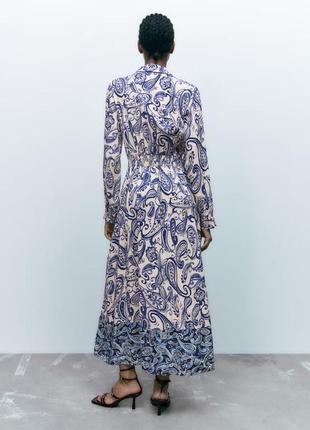 Zara -60% 💛 роскошное платье коттон стильное хs, s, м4 фото
