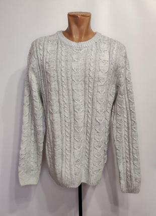 Jean pascale серый меланжевый свитер
