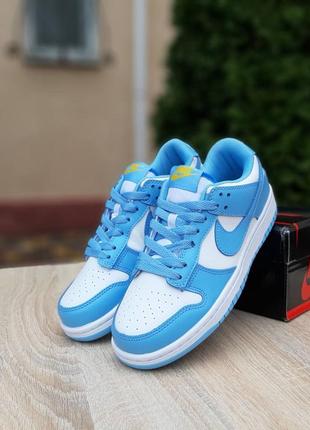 Кроссовки nike sb dunk low blue