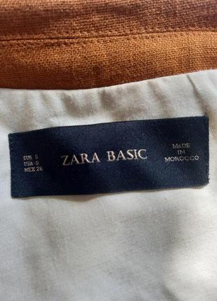 Пиджак zara лён💯5 фото