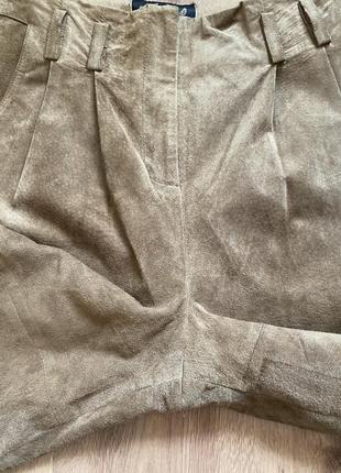 Крутезні замшеві фірмові брюки3 фото