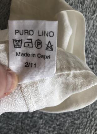 Льняные шорты capri 100%9 фото