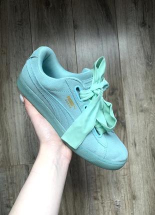 Женские кроссовки puma suede heart1 фото