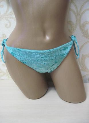 Велюровые, бархатные трусики низ от купальника calzedonia
