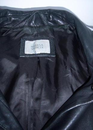 Куртка-пиджак кожаная женская   uk-203 фото