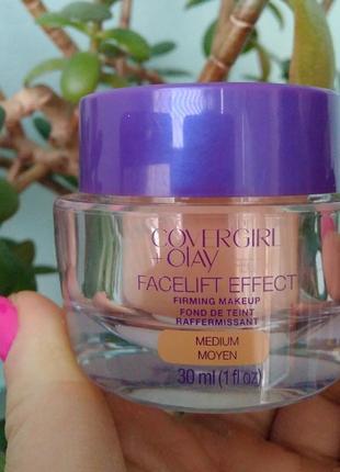 Тональный крем covergirl + olay facelift effect для макияжа от морщин