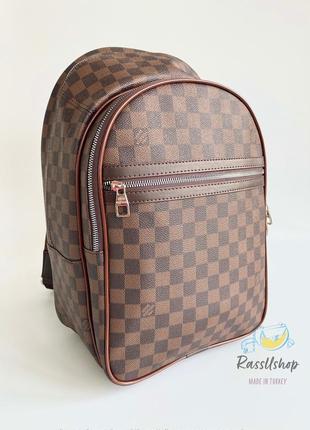 Мужской коричневый рюкзак “lv”4 фото