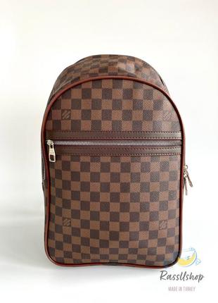 Мужской коричневый рюкзак “lv”2 фото