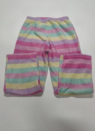 Брюки на микро флисе пижамные для девочки 5-6 лет h&amp;m zara next bershka2 фото