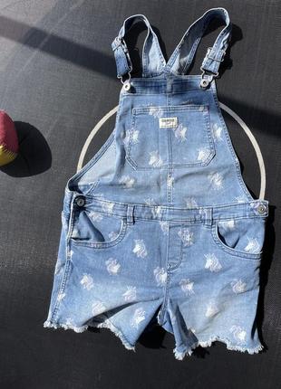 Джинсовий літній комбінезон