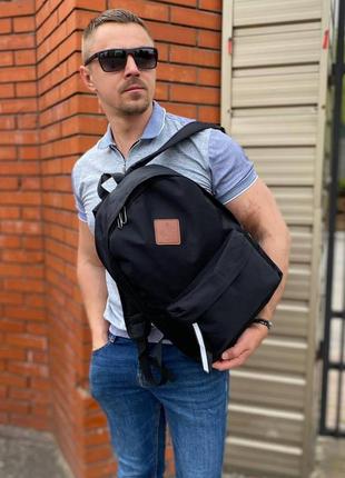 Чорний рюкзак-портфель міський універсальний чоловічий для спорту тренувань навчання міцний2 фото
