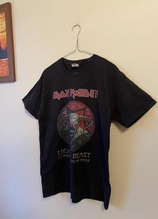 T-shirt iron maiden rock merch slipknot burzum nirvana spiral disturbed red hot chili peppers the beatles muse u2 kiss pink floyd mayhem3 фото