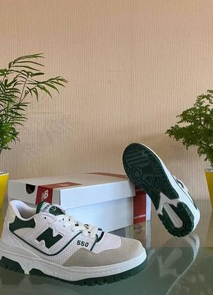 New balance 550 (бело-зеленый)