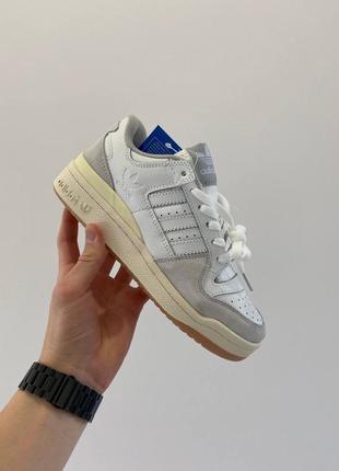 Кросівки adidas forum low white grey beige   ❣️8 фото