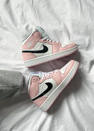 🔥nike air jordan 1 mid "barely rose"🔥