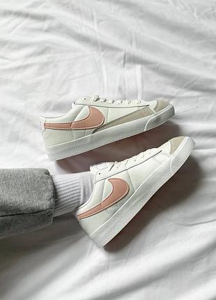 🔥nike blazer low "white/pink"🔥
