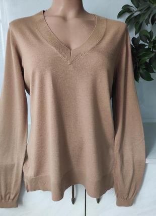 Брендовый натуральный пуловер massimo dutti размер м