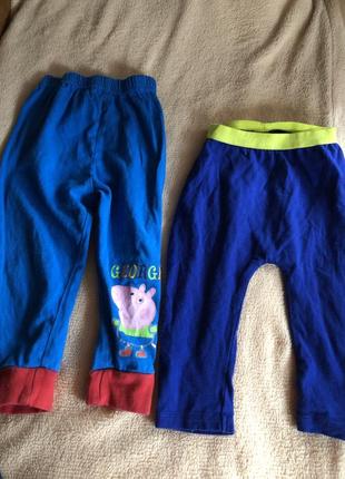 Набор домашних ползунков штанишек на мальчика 9-12 месяцев2 фото