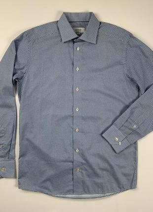 Eton printed classic shirt классическая рубашка в узор