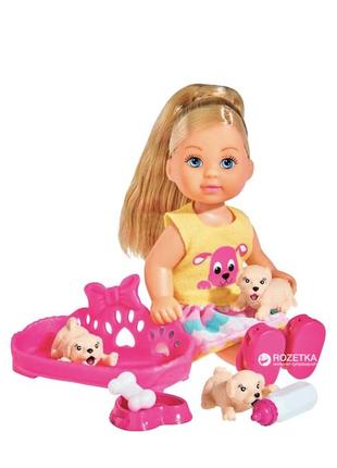 Кукла с щенками