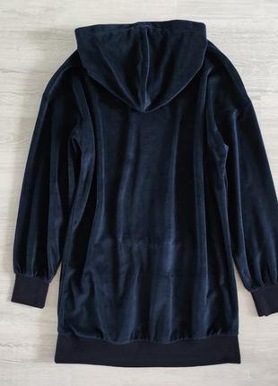 Велюровое платье худи bershka 6