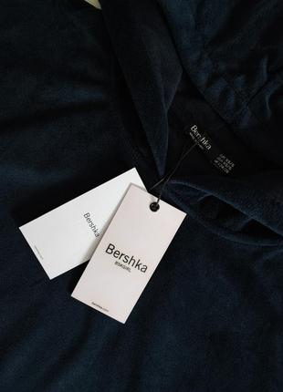 Велюровое платье худи bershka 8