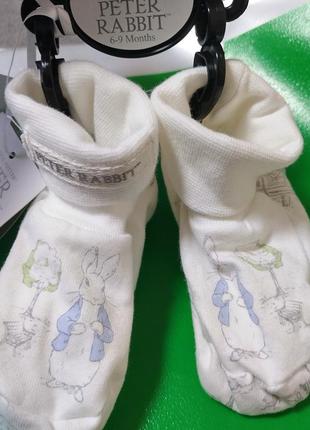 Petter rabbit. носка для ребенка на 6-9 месяцев1 фото