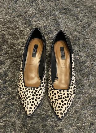 Круті туфлі лодочки балетки шкіра marks&spencer zara massimo dutti celine