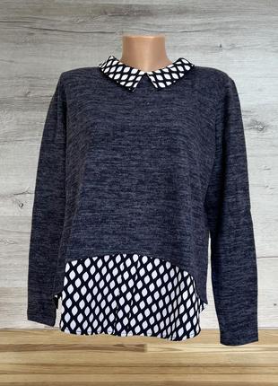 Светр з сорочкою (обманка)