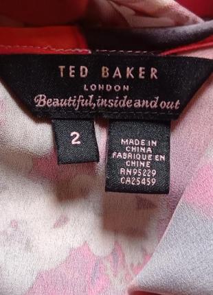 Брендова яскрава блуза ted baker ,р.25 фото