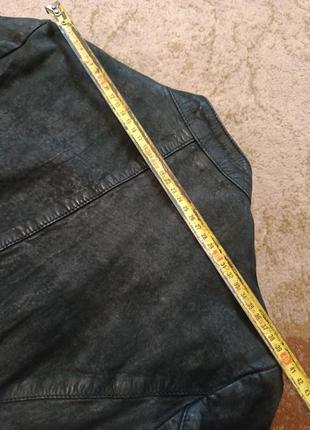 Кожаная косуха rehard italy куртка 100% vera pelle real leather 42 р оригинал5 фото
