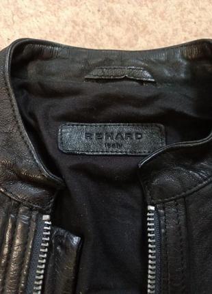Кожаная косуха rehard italy куртка 100% vera pelle real leather 42 р оригинал10 фото