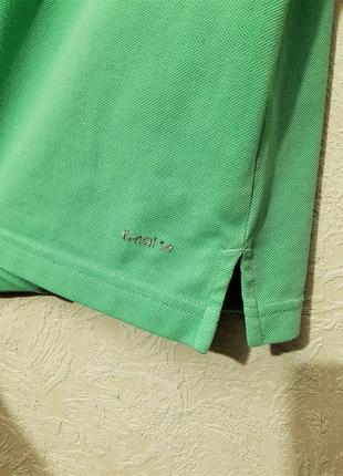 Adidas брендовая кофточка поло тенниска салатовая короткие рукава мужская оригинал футболка7 фото