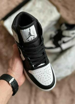 Nike air jordan 1 mid 
•black gray•6 фото
