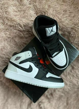 Nike air jordan 1 mid 
•black gray•9 фото