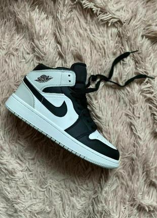 Nike air jordan 1 mid 
•black gray•3 фото