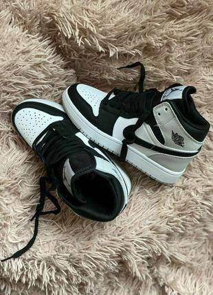 Nike air jordan 1 mid 
•black gray•8 фото
