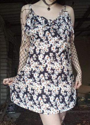 Літнє плаття з ромашками квіти гарна сукня мода жіночі аксесуари жіночий одяг2 фото