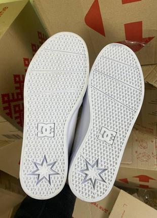 Женские кожаные кеды на платформе dc shoes trase platform7 фото