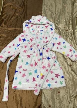 Махровый халат для девочки новый 9