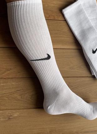 Гетри високі білі nike футбольні для спорту